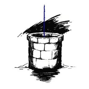 被困井底