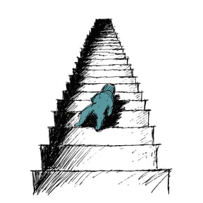 滾下樓梯